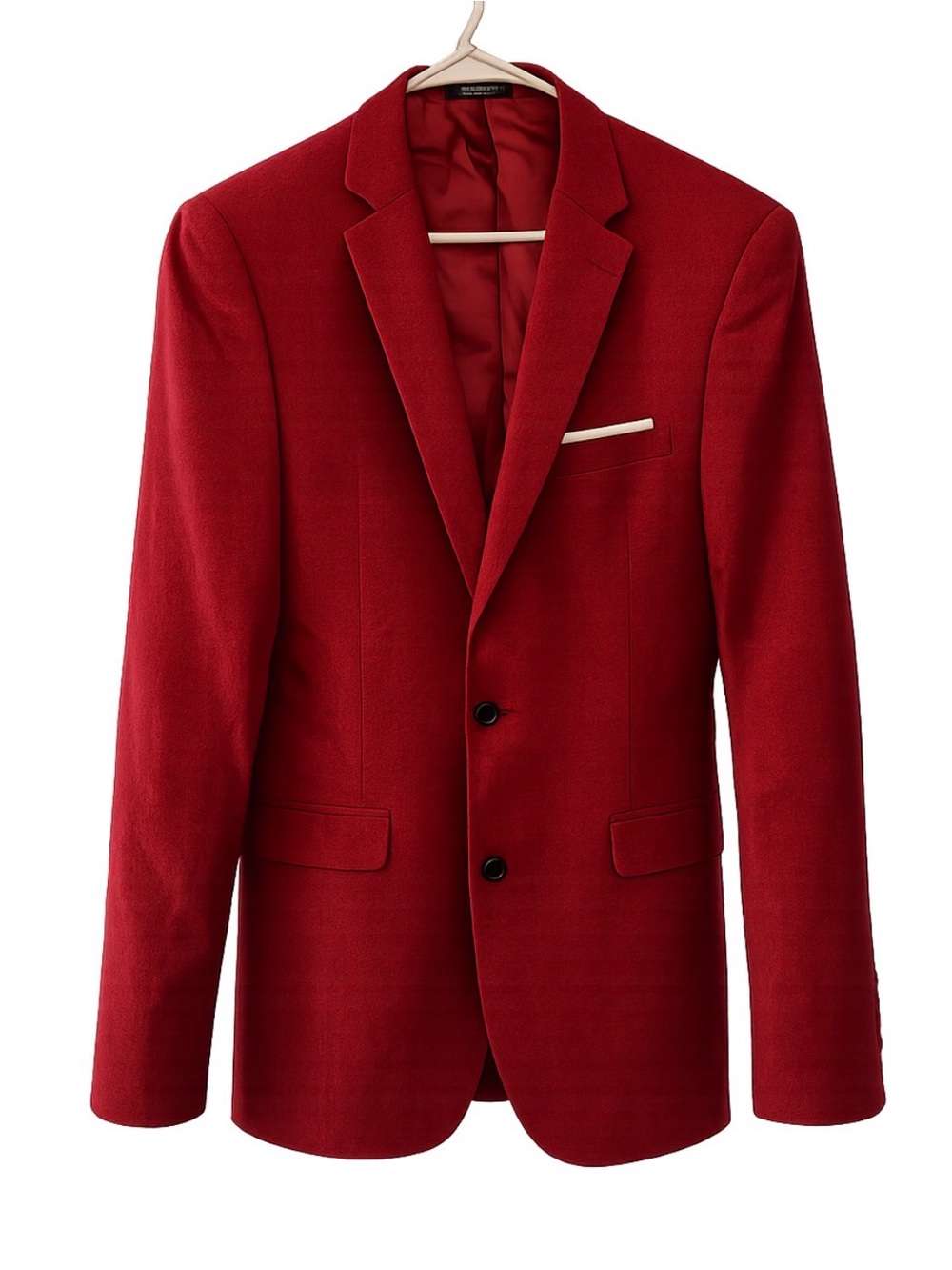 Men's Red Blazer - Classic Tailored Fit